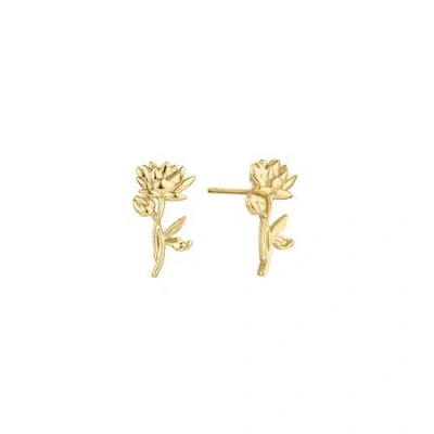 Set & Stones Elsie Birth Flower Studs In Gold