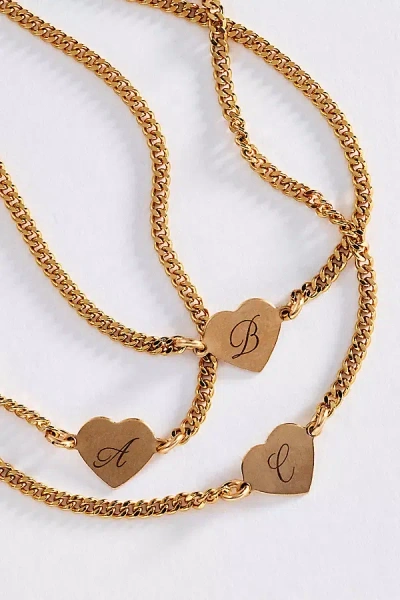 Set & Stones Emerson Initial Bracelet In Alphabet
