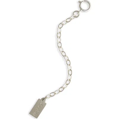 Set & Stones Extender Chain In Sterling Silver