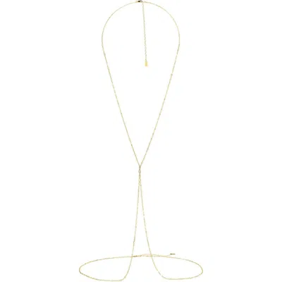 Set & Stones Ezra Body Chain In Gold