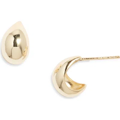 Set & Stones Felix Huggie Hoop Earrings In Gold