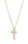 Set & Stones Gemma Initial Necklace In Gold