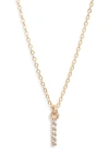 Set & Stones Gemma Initial Necklace In Gold