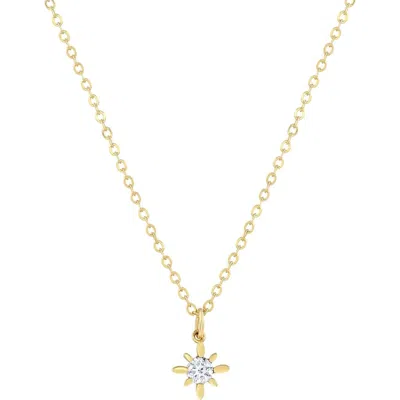 Set & Stones Geneva 14k Gold Diamond Necklace