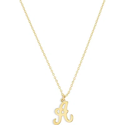 Set & Stones Gianna Initial Necklace In Gold