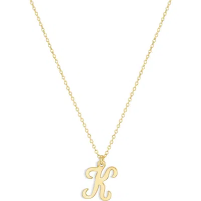 Set & Stones Gianna Initial Necklace In Gold