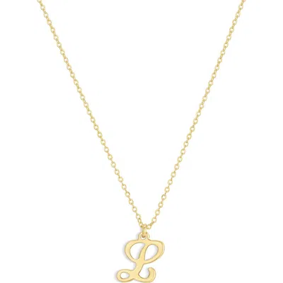 Set & Stones Gianna Initial Necklace In Gold