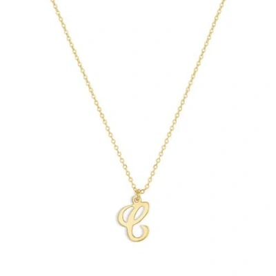 Set & Stones Gianna Initial Necklace In Gold