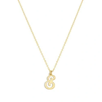 Set & Stones Gianna Initial Necklace In Gold