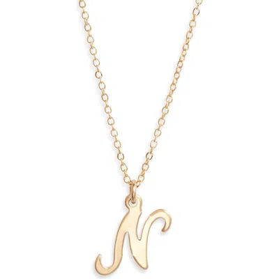Set & Stones Gianna Initial Pendant Necklace