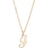 Set & Stones Gianna Initial Pendant Necklace In Gold/i