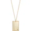 Set & Stones Goldie Initial Tag Pendant Necklace