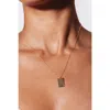 Set & Stones Goldie Initial Tag Pendant Necklace