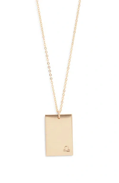 Set & Stones Goldie Zodiac Pendant Necklace