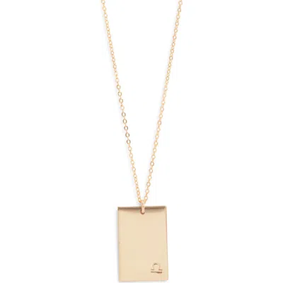 Set & Stones Goldie Zodiac Pendant Necklace