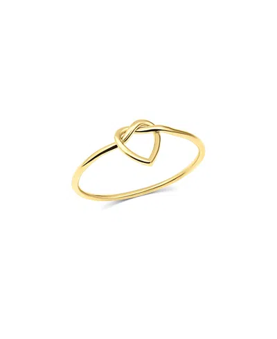 Set & Stones Heather Heart Ring In Gold