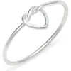 Set & Stones Heather Heart Ring In Silver