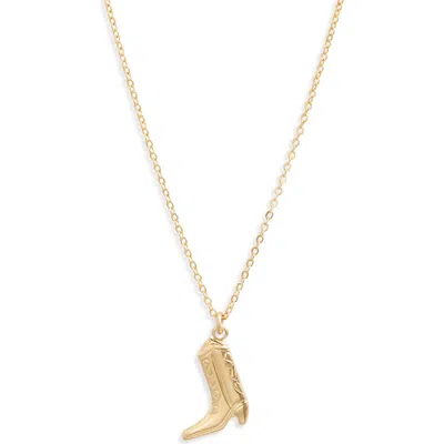 Set & Stones Houston Pendant Necklace In Gold