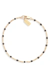Set & Stones Kaz Bracelet In Gold/black