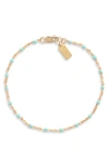 Set & Stones Kaz Bracelet In Gold/turquoise