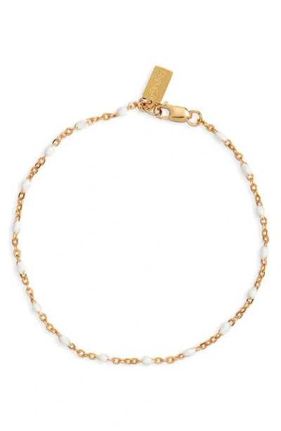 Set & Stones Kaz Bracelet In Gold/white