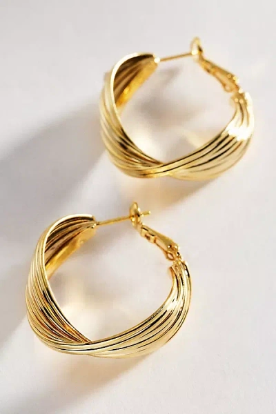 Set & Stones Lana Hoop Earrings In Gold