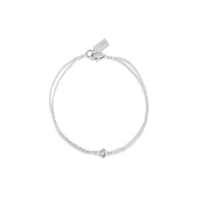 Set & Stones Lennan Love Knot Bracelet In Metallic