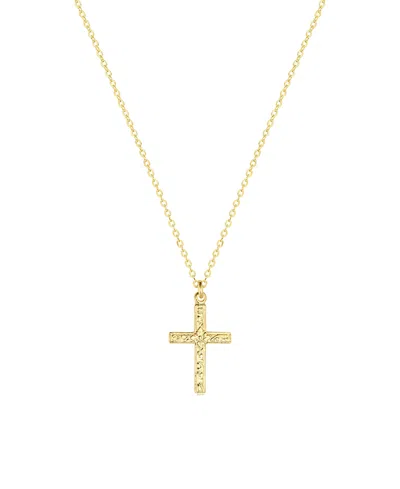 Set & Stones Levi Cross Necklace In Gold