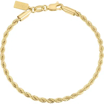 Set & Stones Loren Rope Bracelet In Gold