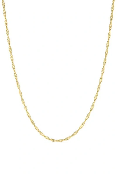 Set & Stones Lorenzo Singapore Chain Necklace In Gold