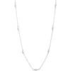 Set & Stones Madeline Freshwater Pearl Station Necklace In Silver