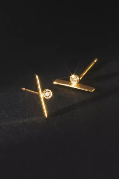 Set & Stones Madrid Stud Earrings In Gold