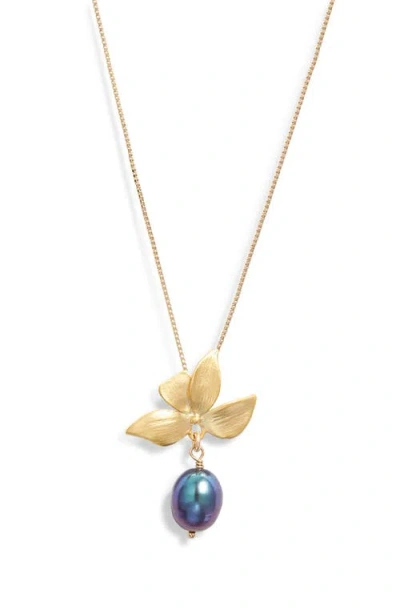 Set & Stones Maeve Freshwater Pearl Pendant Necklace In Multi