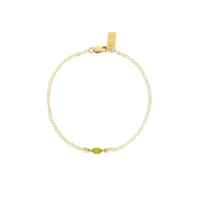 Set & Stones Marquise Birthstone Bracelet In Gold