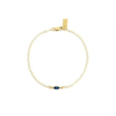 Set & Stones Marquise Birthstone Bracelet In Gold