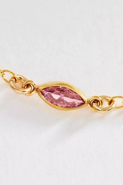 Set & Stones Marquise Birthstone Bracelet In Gold