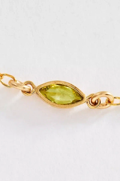 Set & Stones Marquise Birthstone Bracelet In Gold