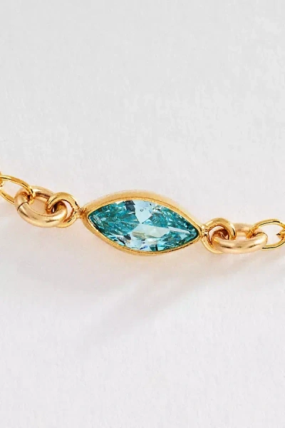 Set & Stones Marquise Birthstone Bracelet In Gold