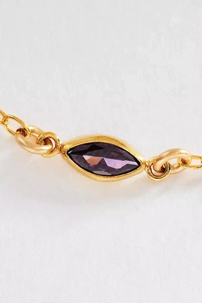 Set & Stones Marquise Birthstone Bracelet In Gold