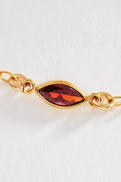 Set & Stones Marquise Birthstone Bracelet In Gold