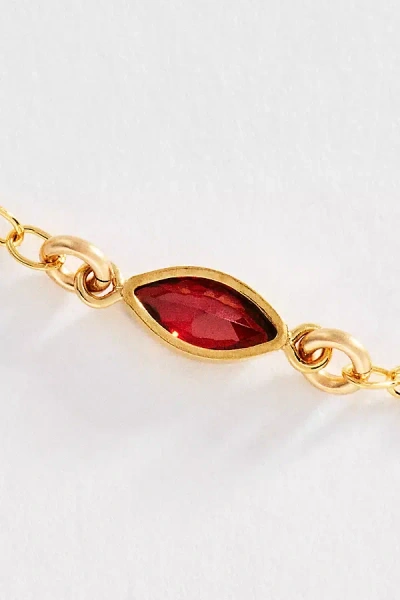 Set & Stones Marquise Birthstone Bracelet In Gold