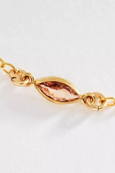Set & Stones Marquise Birthstone Bracelet In Gold