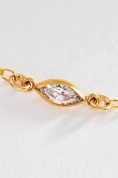 Set & Stones Marquise Birthstone Bracelet In Gold