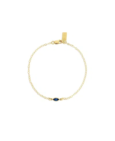 Set & Stones Marquise Birthstone Bracelet In Gold