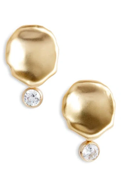 Set & Stones Maxine Drop Earrings In Gold