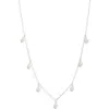 Set & Stones Meri Freshwater Pearl Chain Necklace In Silver