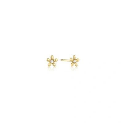 Set & Stones Moscow 14k Gold Diamond Studs