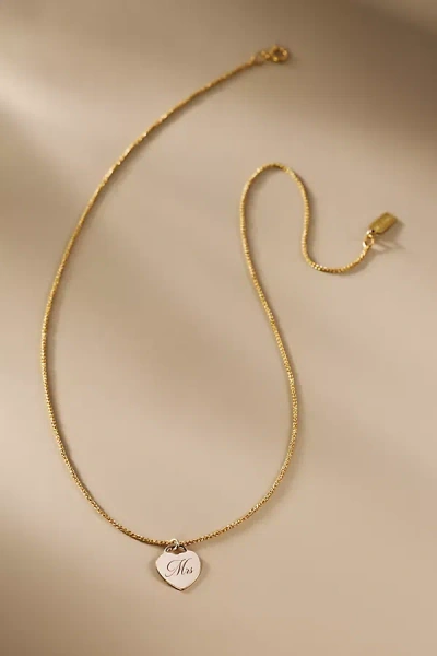 Set & Stones Mrs Alice Necklace In Gold