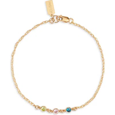 Set & Stones Multi Birthstone Bracelet