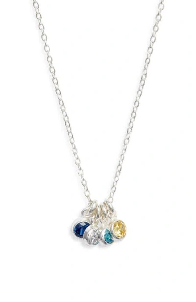 Set & Stones Multi Birthstone Charm Necklace